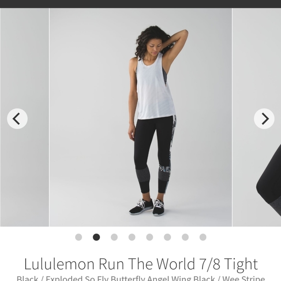 Lululemon Run The World 7/8 Tight - Picture 2 of 8